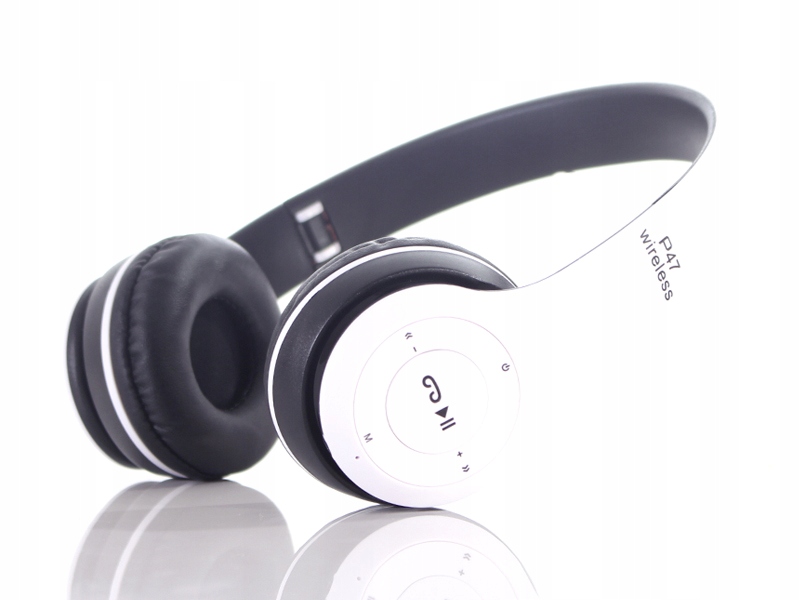 

Słuchawki bezprzewodowe z kablem jack 3.5mm radio
