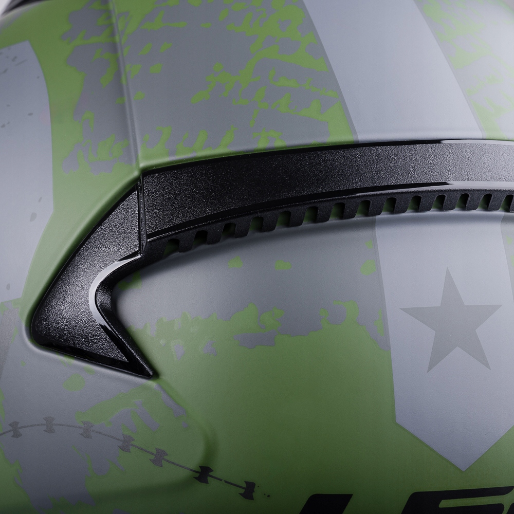 LS2 KASK MOTO INTEGRALNY FF353 RAPID II THUNDER BIRDS MAT MILITARY 2XL Typ Integralne / Pełne