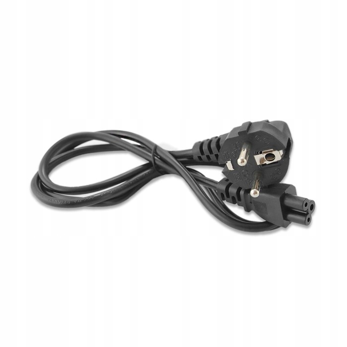 

Qoltec Kabel zasilający koniczynka 3pin 1.2m