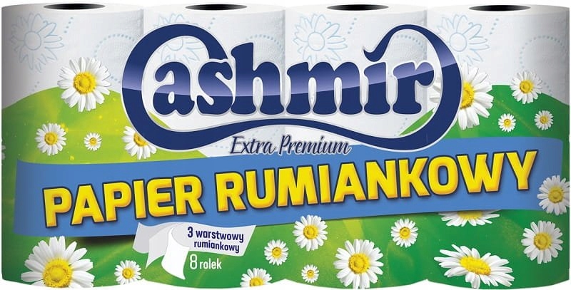 

Papier toaletowy Cashmir rumiankowy 3 warstwy 8szt