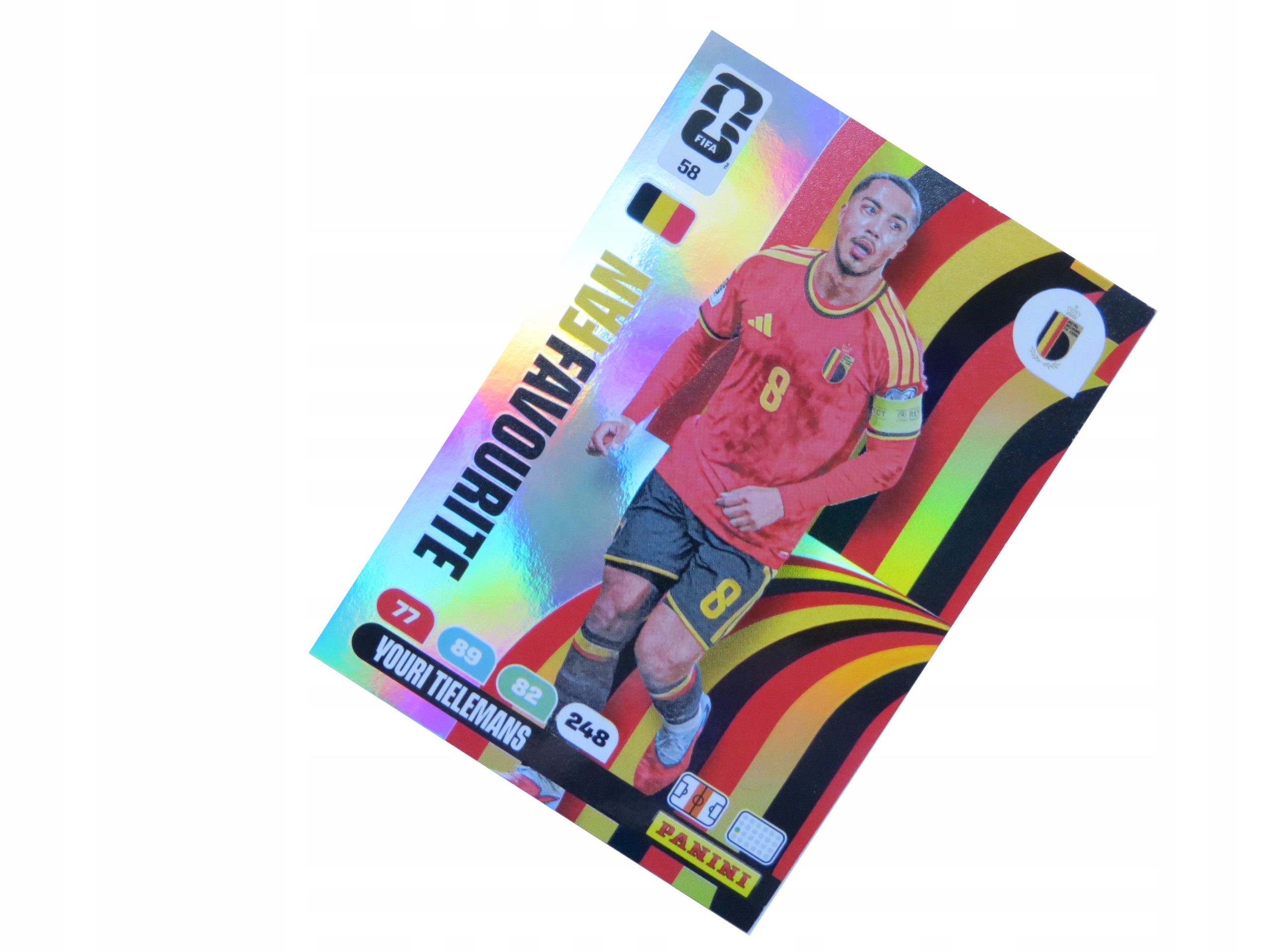 Panini Fifa World Cup 2026 Karta Fan Favourite 58 Youri Tielemans Belgia