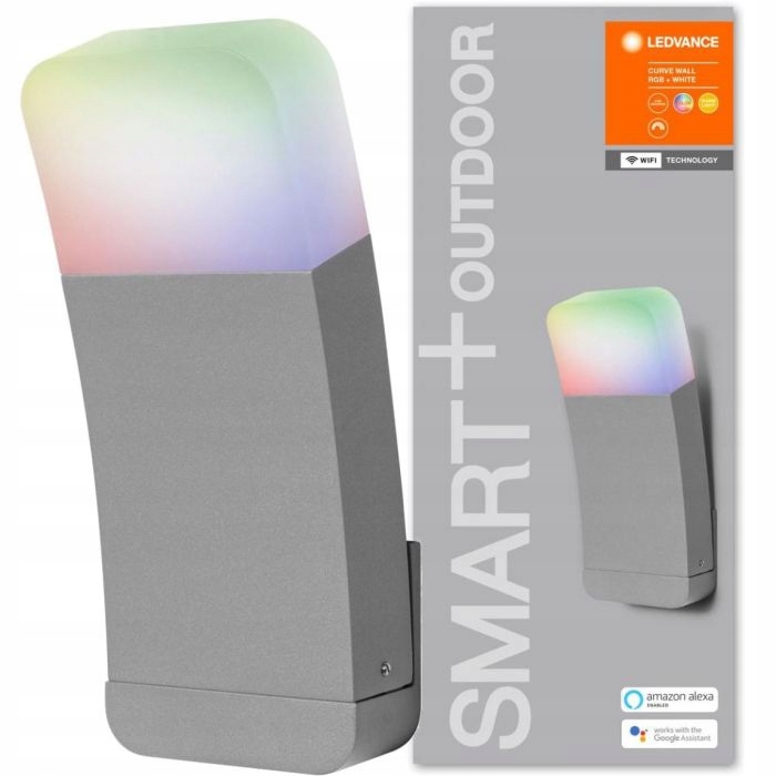 Ledvance Led nástenné svietidlo Rgb+w Smart+ WiFi Curve 9W