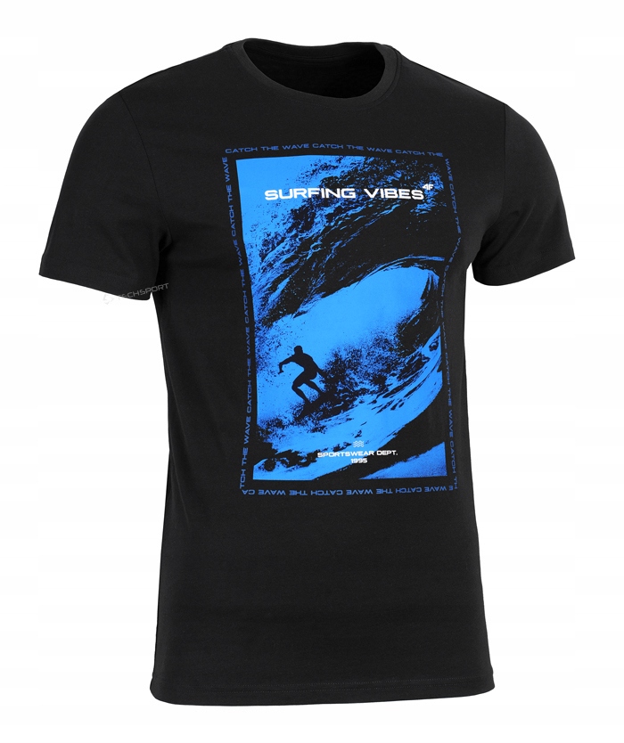 

4F Męska Koszulka T-shirt Bawełna / rozm L