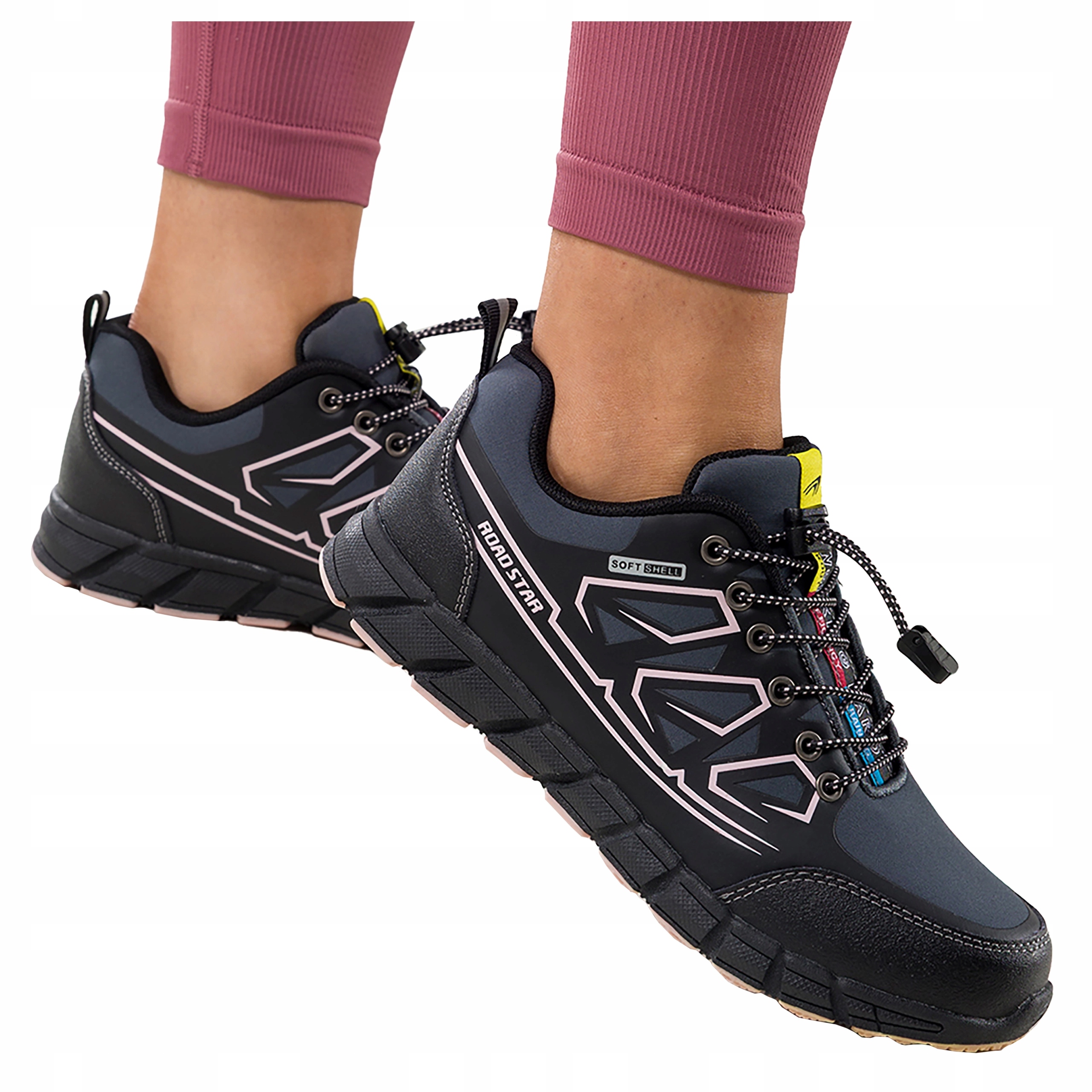 Sportovní dámské Trekingové boty Prodyšný Softshell Lehké Pohodlné r 41