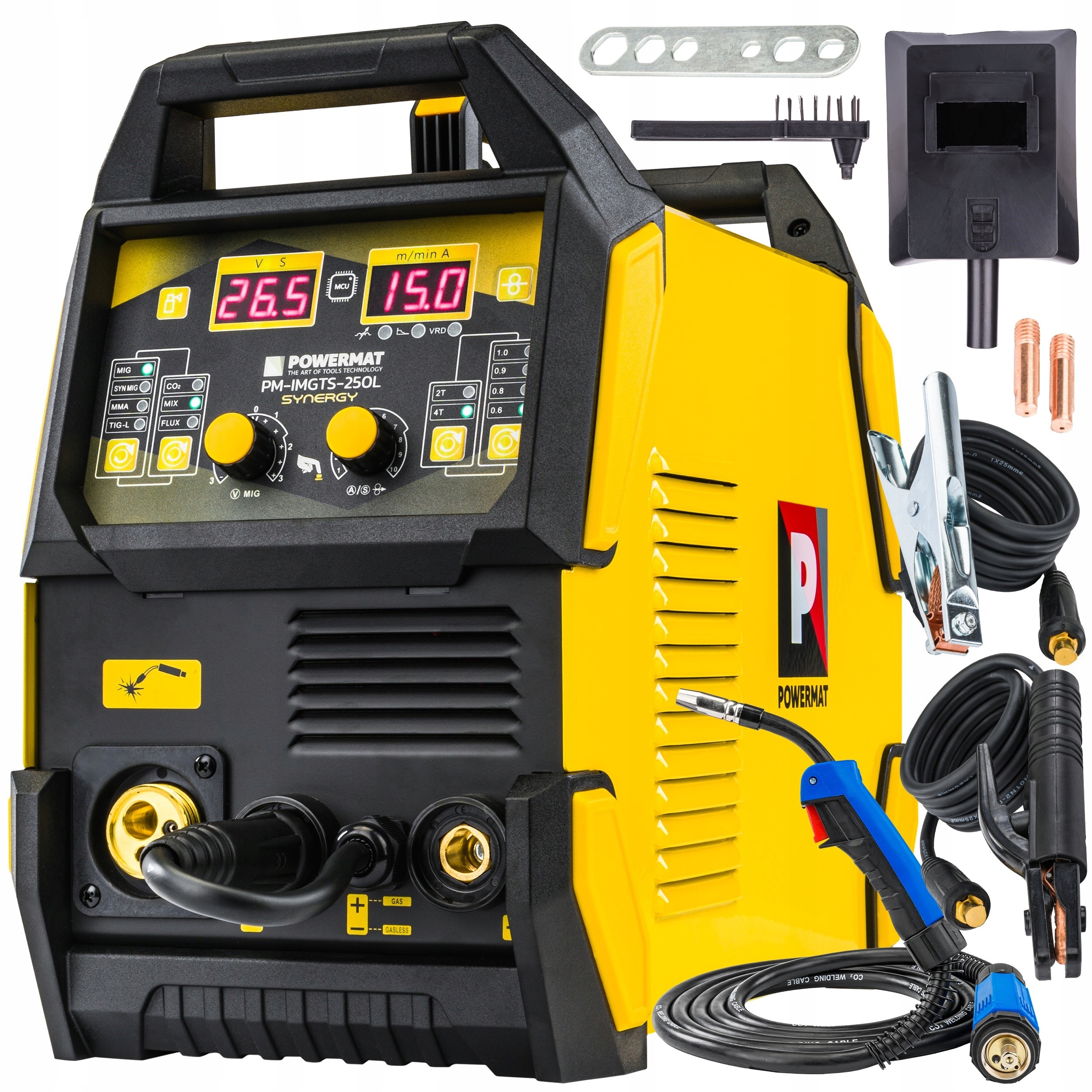 SPAWARKA INWERTOROWA MIGOMAT MIG MAG MMA TIG LIFT 250A SYNERGIA PÓŁAUTOMAT