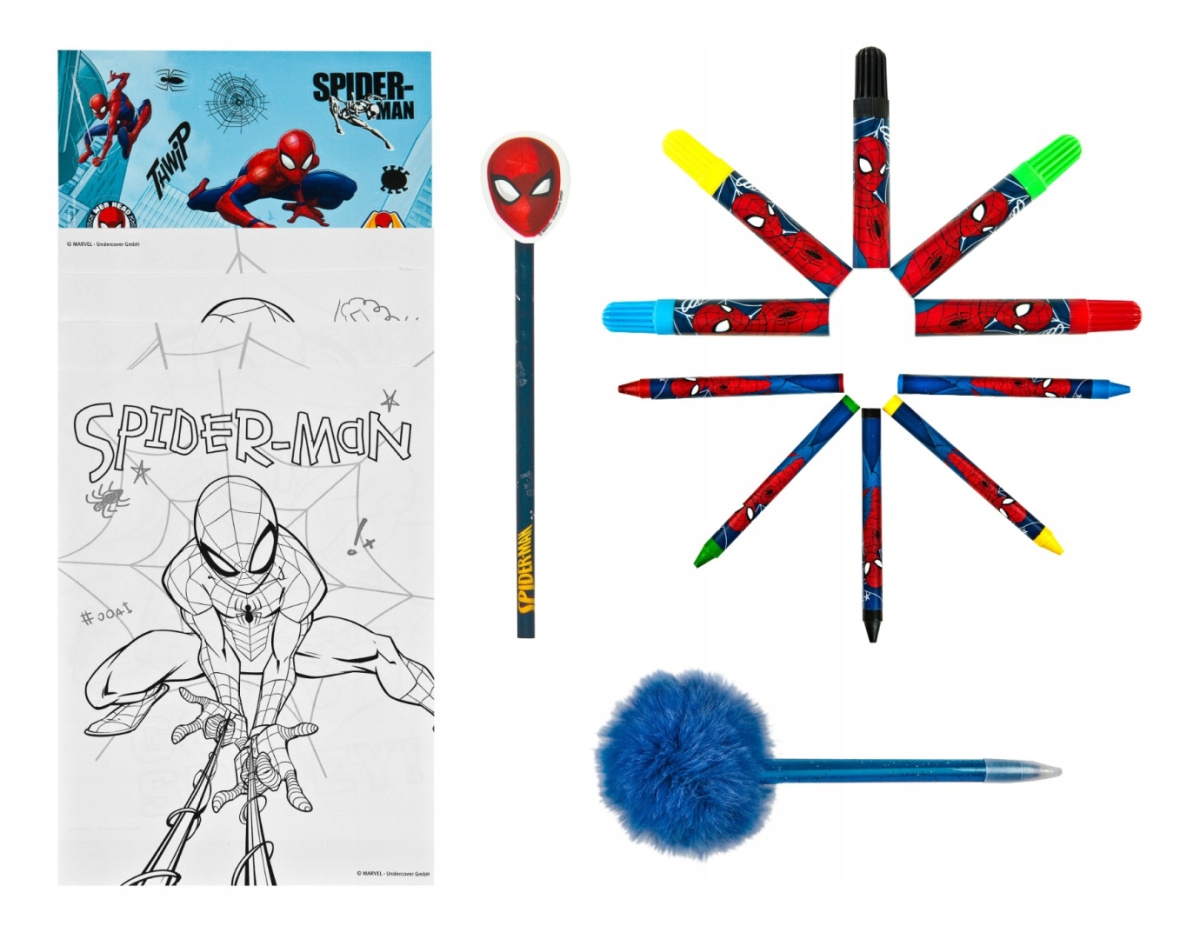 Zestaw do kolorowania SPIDERMAN w plecaku Kod producenta SPMA5201