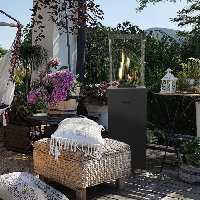 ogrzewacz gazowy PATIO slim parasol grzewczy OGRÓD Wysokość produktu 142.9 cm