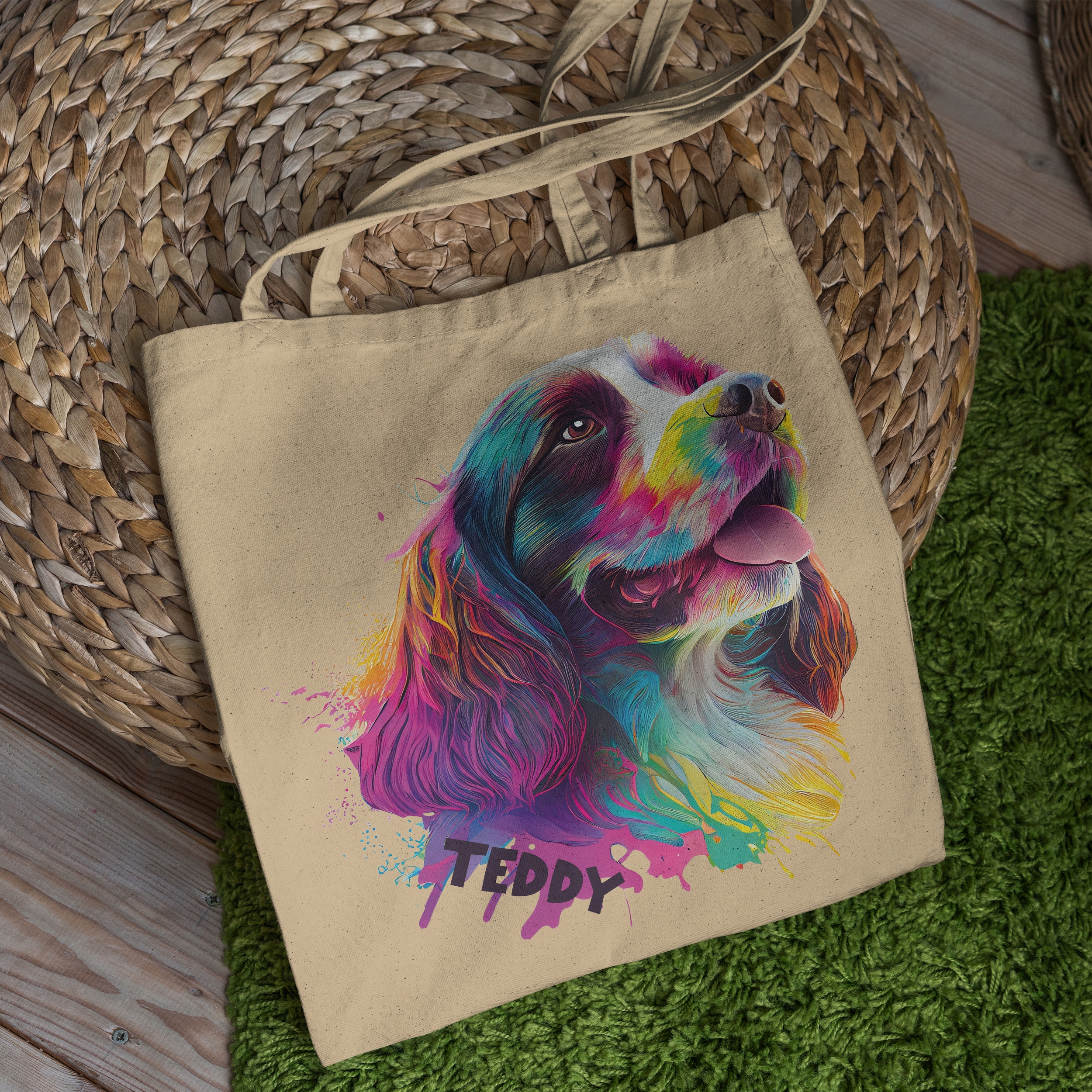 TORBA PIES SPANIEL EFEKT 3D IMIE PREZENT Rodzaj torba