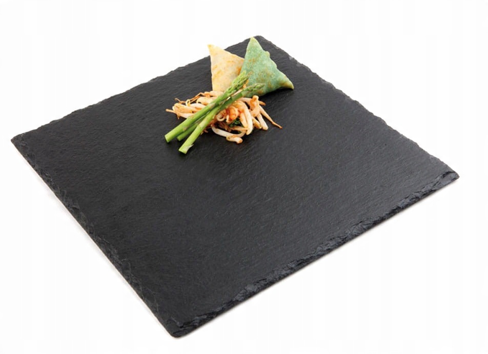 

Taca Talerz Do Serwowania Sushi Kamień Łupek 30 cm