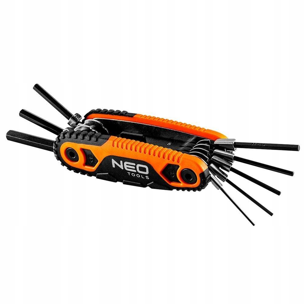 Multitool Klucze Imbusy Sześciokątne Imbusowe Składane Zestaw 1.5 8 mm