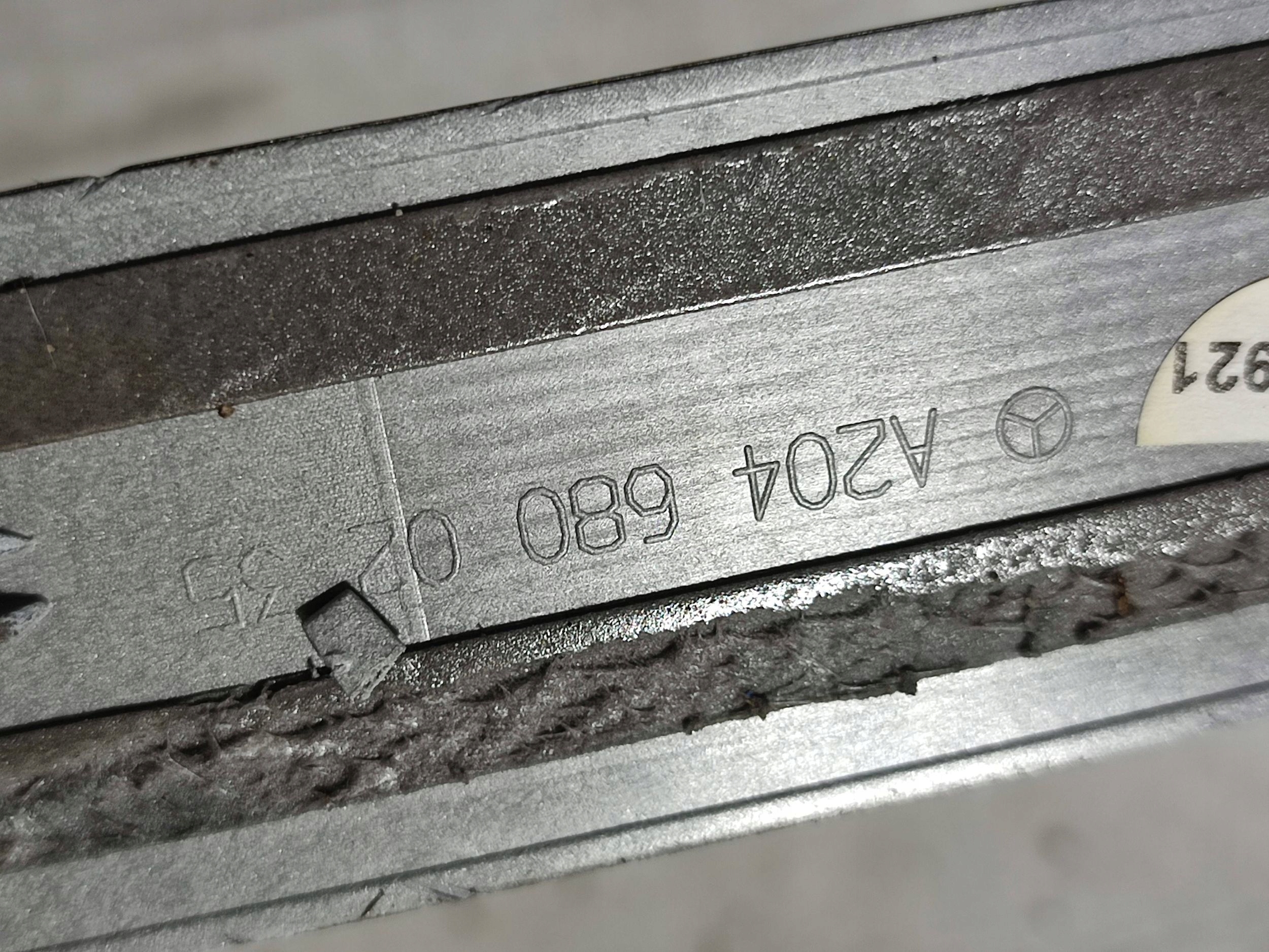 Mercedes-Benz GLK (X204) 2013 rear part side right moulding threshold