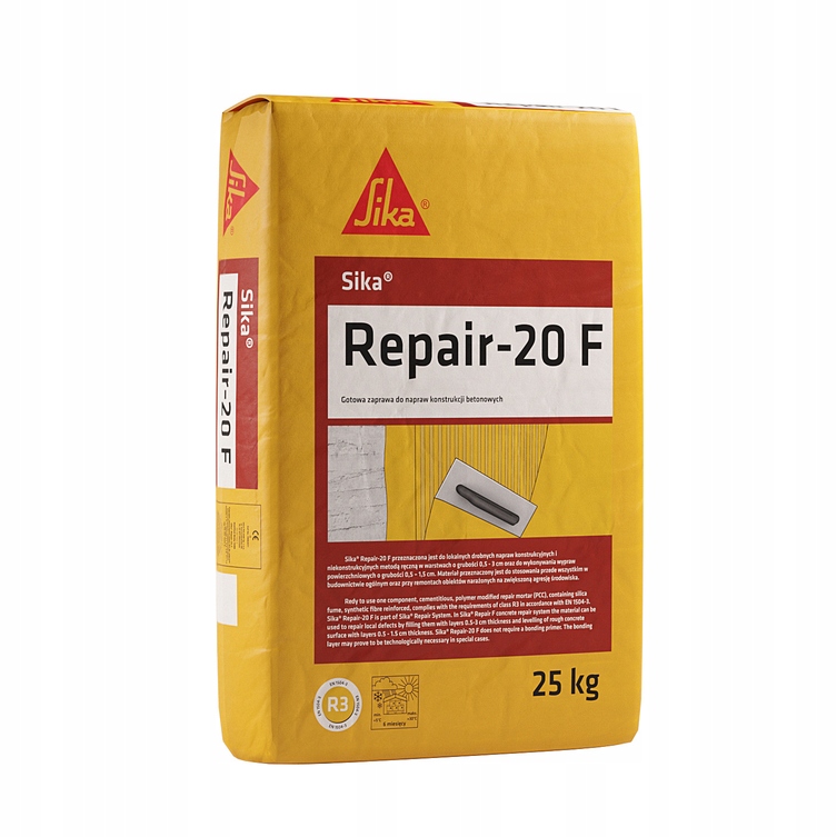 

Sika Repair 20F zaprawa naprawcza wyrównawcza 25kg