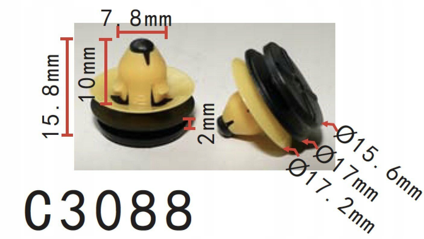 SPINKI KOŁKI PROGU PRÓG LISTWY PROGOWEJ VOLVO S60 V60 30624192 Numer katalogowy części 30624192
