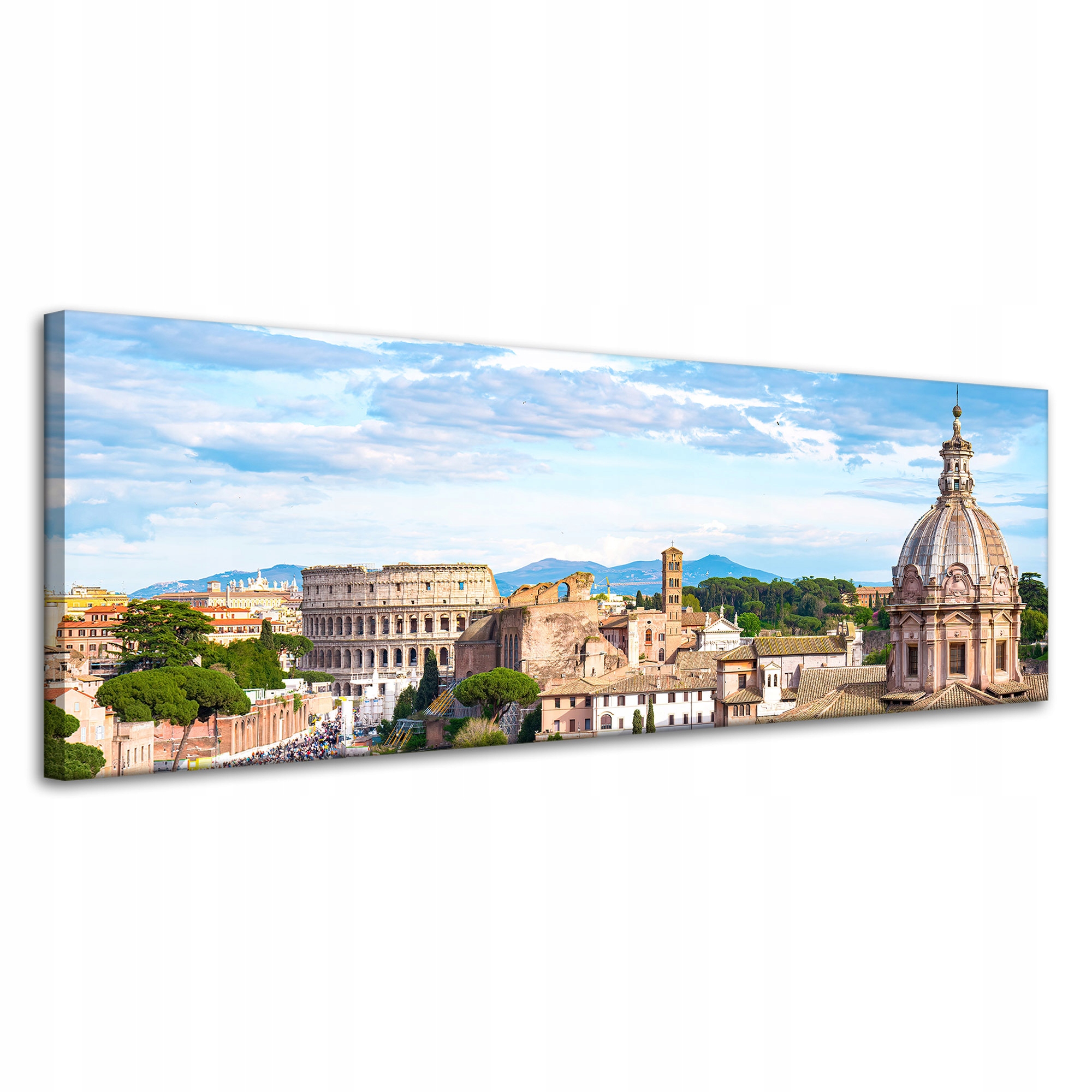 Obraz na plátně Architektura Řím z dálky 120X40