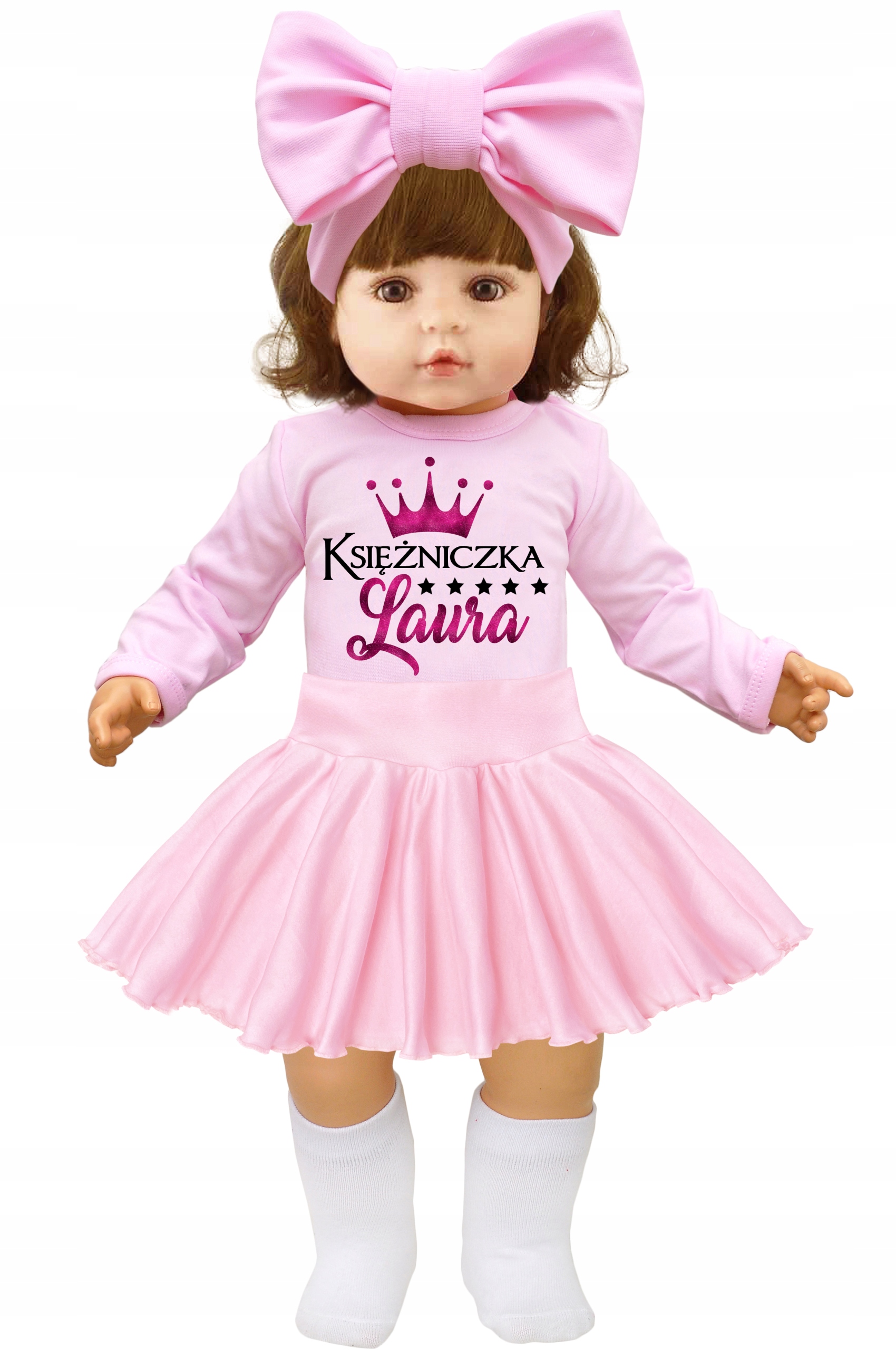 Komplet body spódniczka KSIĘŻNICZKA Z IMIENIEM 98 Marka Inna marka