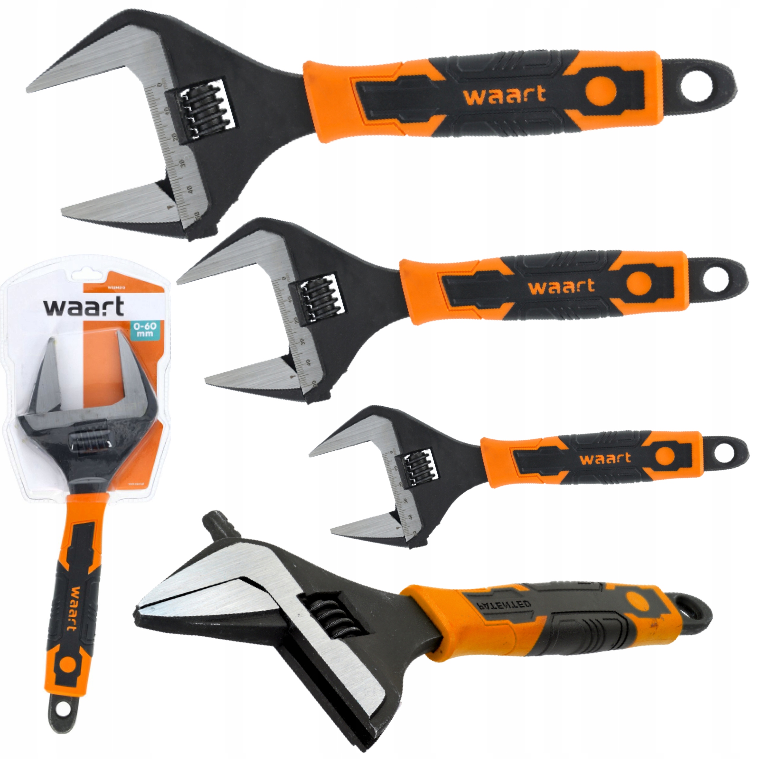 Zestaw Kluczy nastawnych Belg Szwed francuz Szeroki 6",8",10" 150-250mm 3el