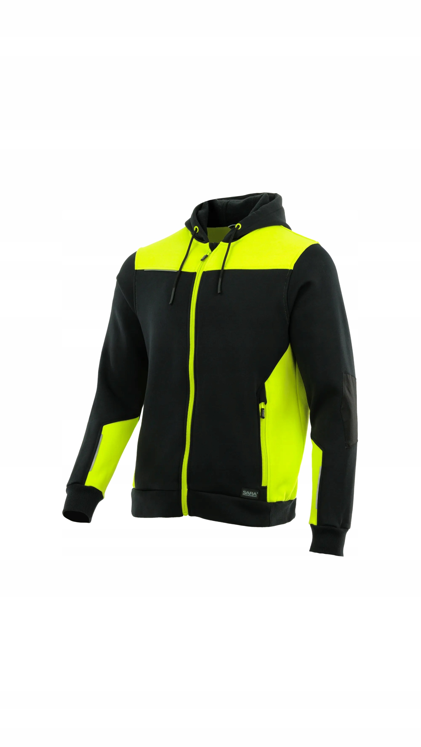 Sara Comfort Plus Bluza dresowa czarny/seledyn XXXL