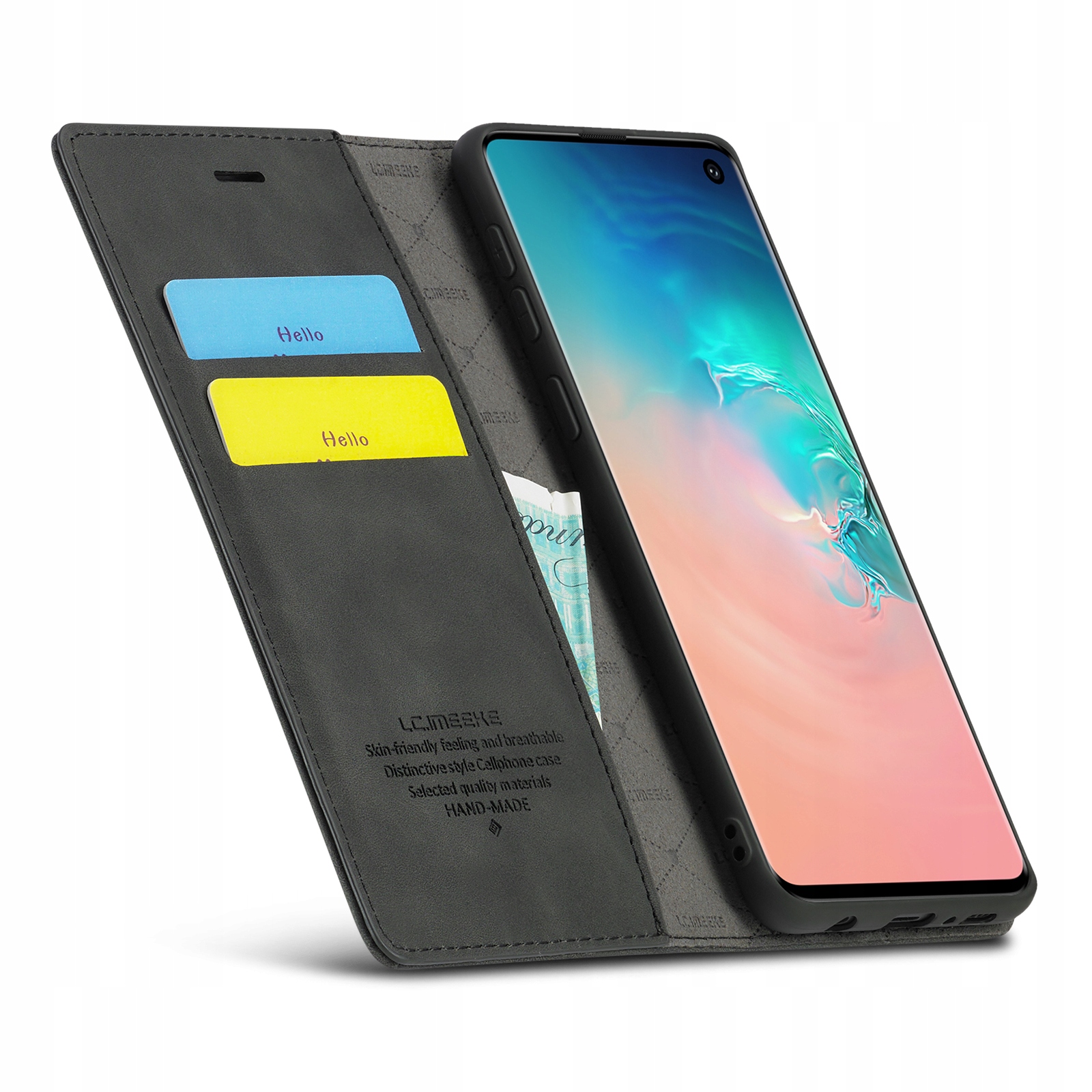 

Etui Skórzane Na Klapkę Do Samsung Galaxy S10 Plus