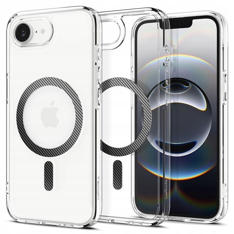 Etui Spigen do iPhone 17e, 16e Magsafe Ultra Hybrid Oryginalne Bezbarwne