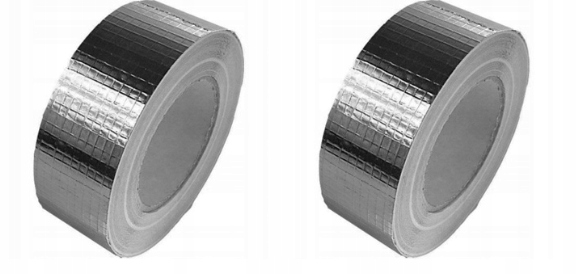 Vyztužená hliníková páska 75 mm Izolace Zesílená lepicí Sada 2 Kusů
