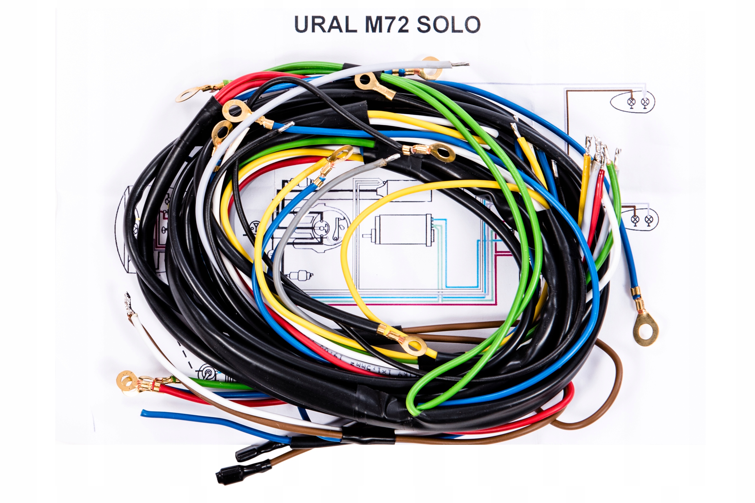 INSTALACJA ELEKTRYCZNA URAL M72 SOLO DNIEPR