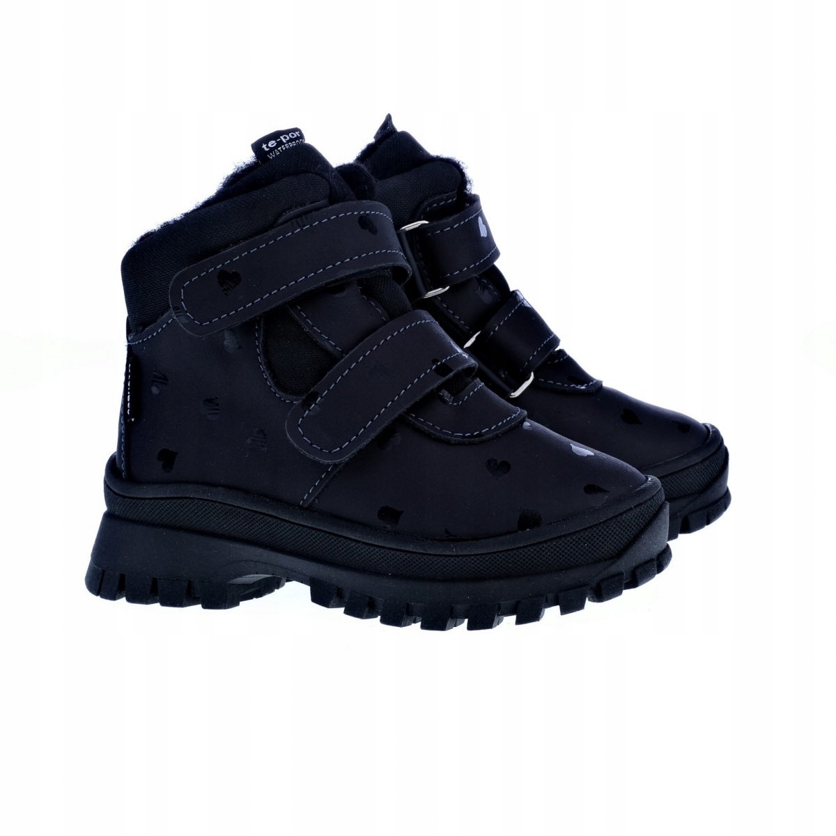 Mazurek 1360 buty zimowe Te-por Black Heart roz.27