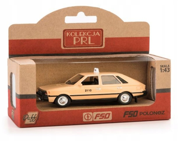DAFFI MODEL POLONEZ FSO PRL TAXI BEŻOWY METAL Kod producenta K583