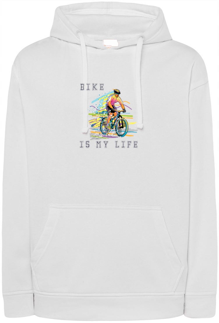 Mikina s pěkným potiskem Kolo Logo vel. 3XL