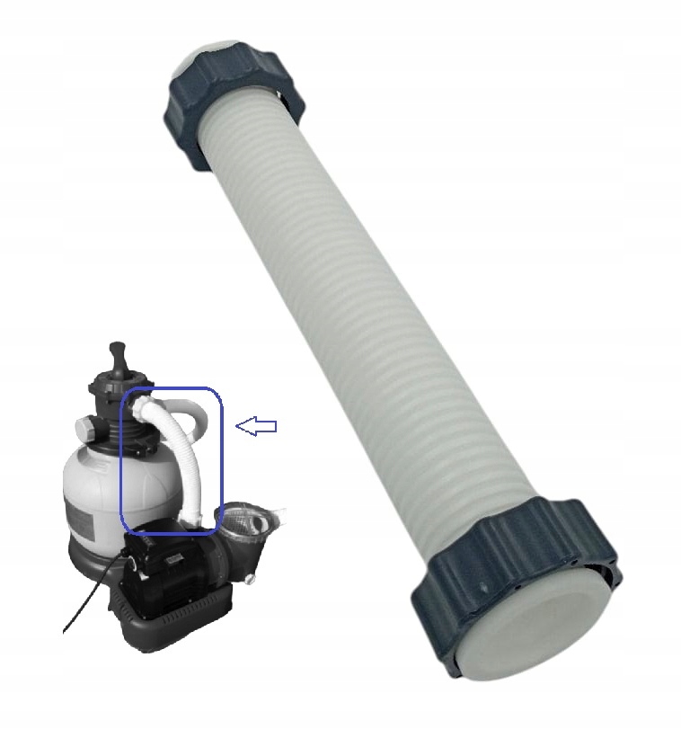 Hadice spojující hlavu s motorem pro pískovou pumpu Intex Model SF15220