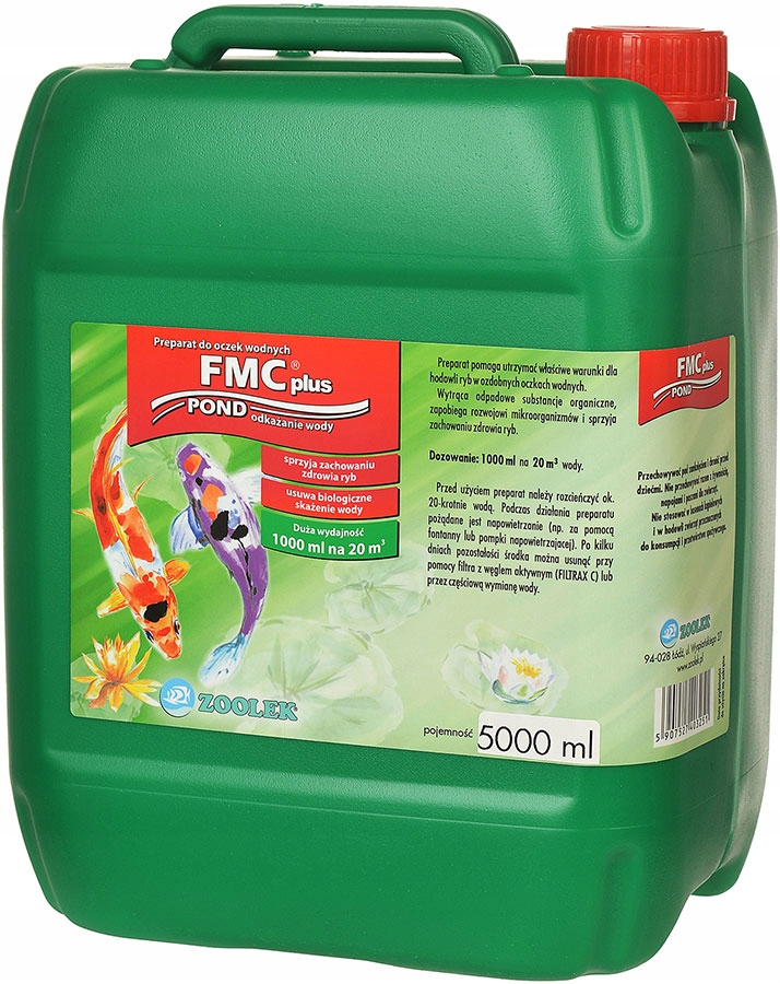 

Zoolek Fmc Pond 5000ml Na Choroby Ospa Rybia