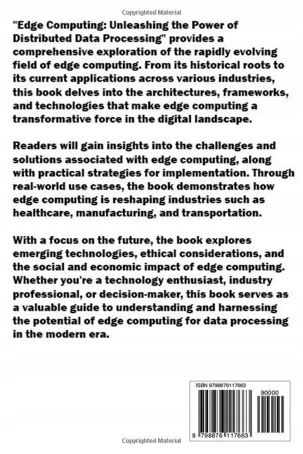 CAMPBELL, SAM Edge Computing for Data Processing: Unleashing the Power of D Język publikacji angielski