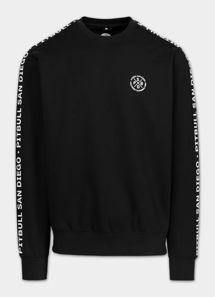 Pánská Tepláková mikina Pitbull Tape Parker bez kapuce crewneck komfortní L