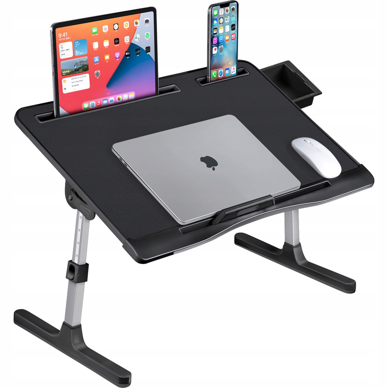 MOZOS GAME-SL2 DUŻY STOLIK PODSTAWKA POD LAPTOPA ŚNIADANIOWY DO ŁÓŻKA ERGO+