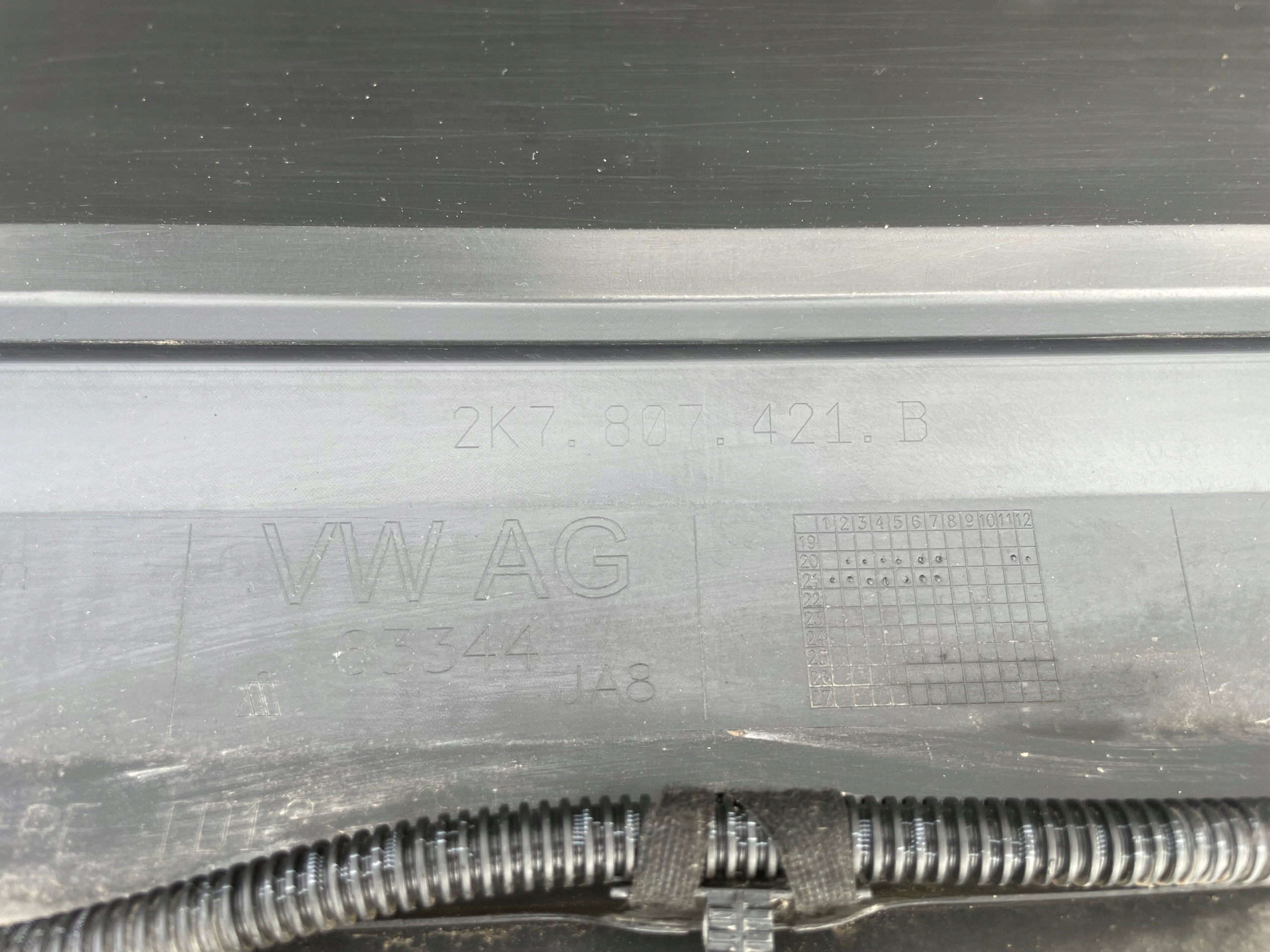 Pare choc VW CADDY 2020-2025 R Original Comme Neuf Complet PDCX6 Arrière