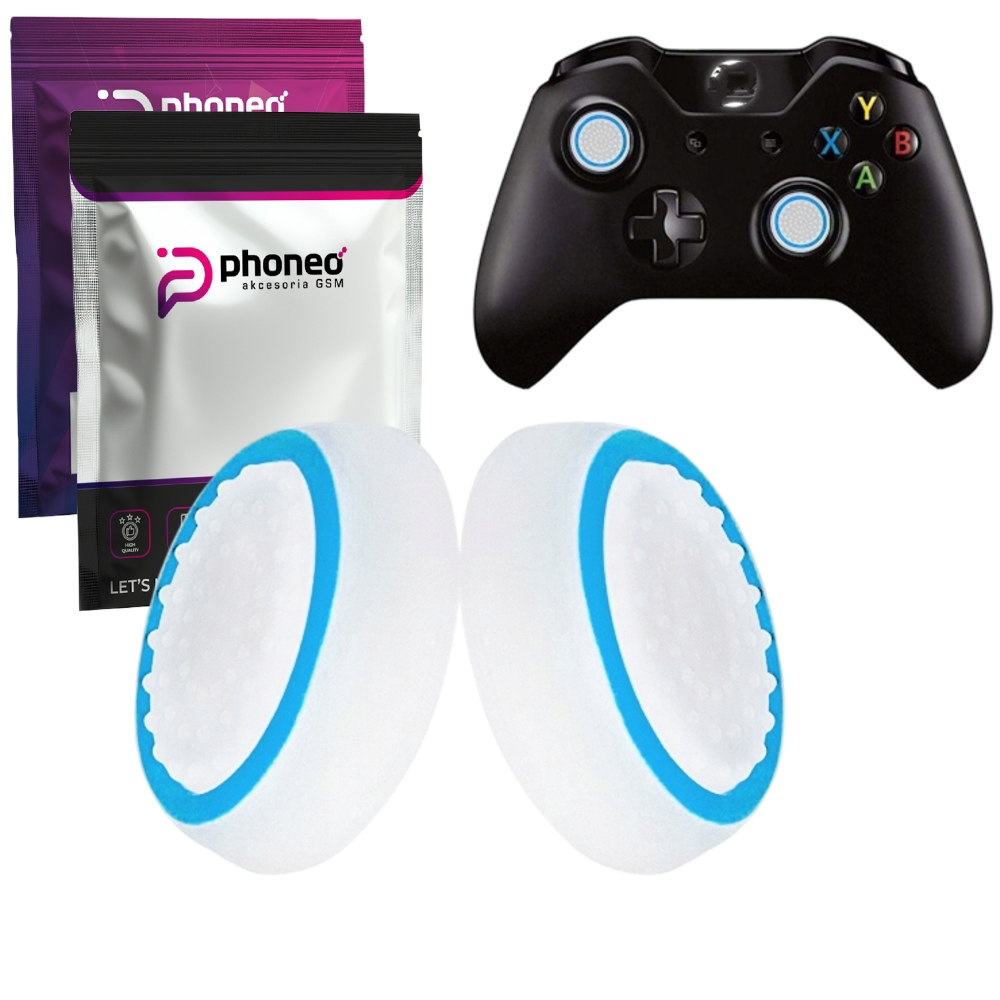 NAKŁADKI Phoneo GUMKI GRIPY na ANALOGI GAŁKI PADA PS4 PS5 XBOX Series S X