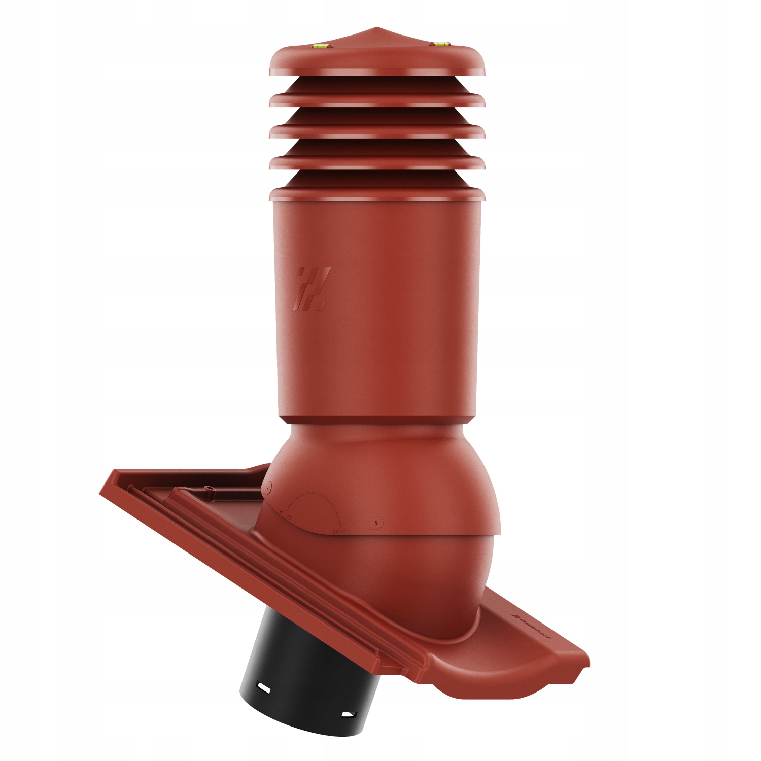 větrací komín Izolovaný 150 HiVent Creaton Cantus Červená Vinná