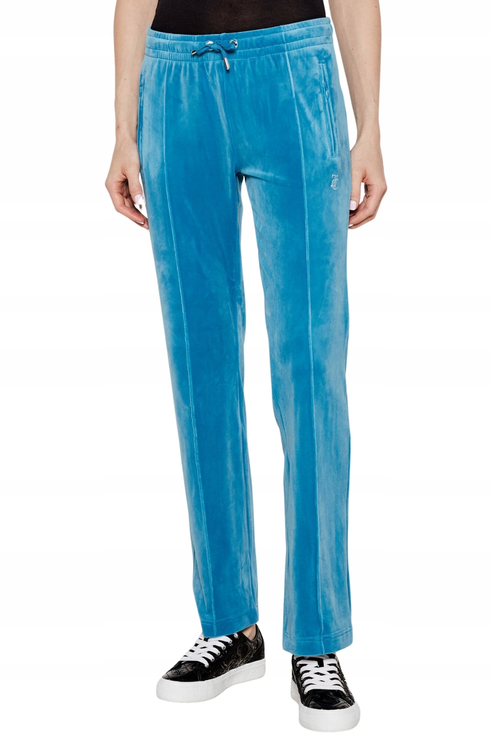 Juicy Couture Modré dámské kalhoty se zirkony Tina Xs