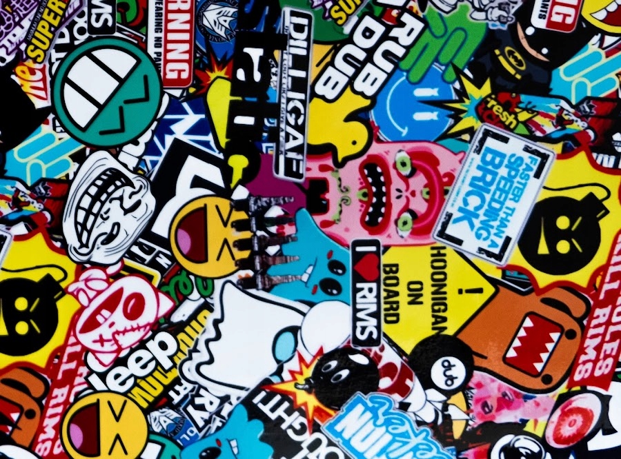 FOLIA STICKERBOOMB STICKER NAKLEJKI STIKER LAPTOP