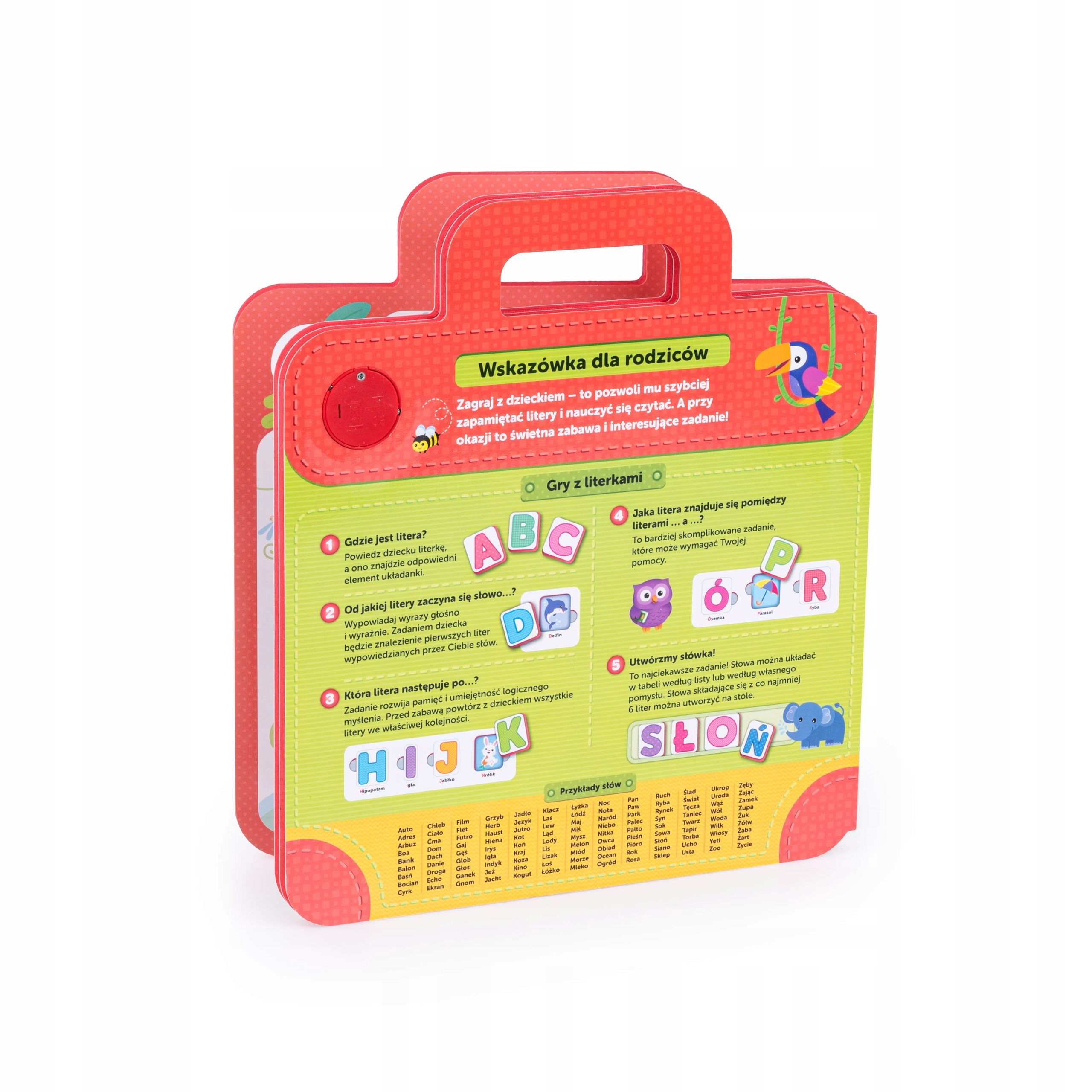 DŹWIĘKOWE PUZZLE DZWIĘKI WOKÓŁ NAS MOJE PIERWSZE ABC ALFABET DUMEL Materiał plastik