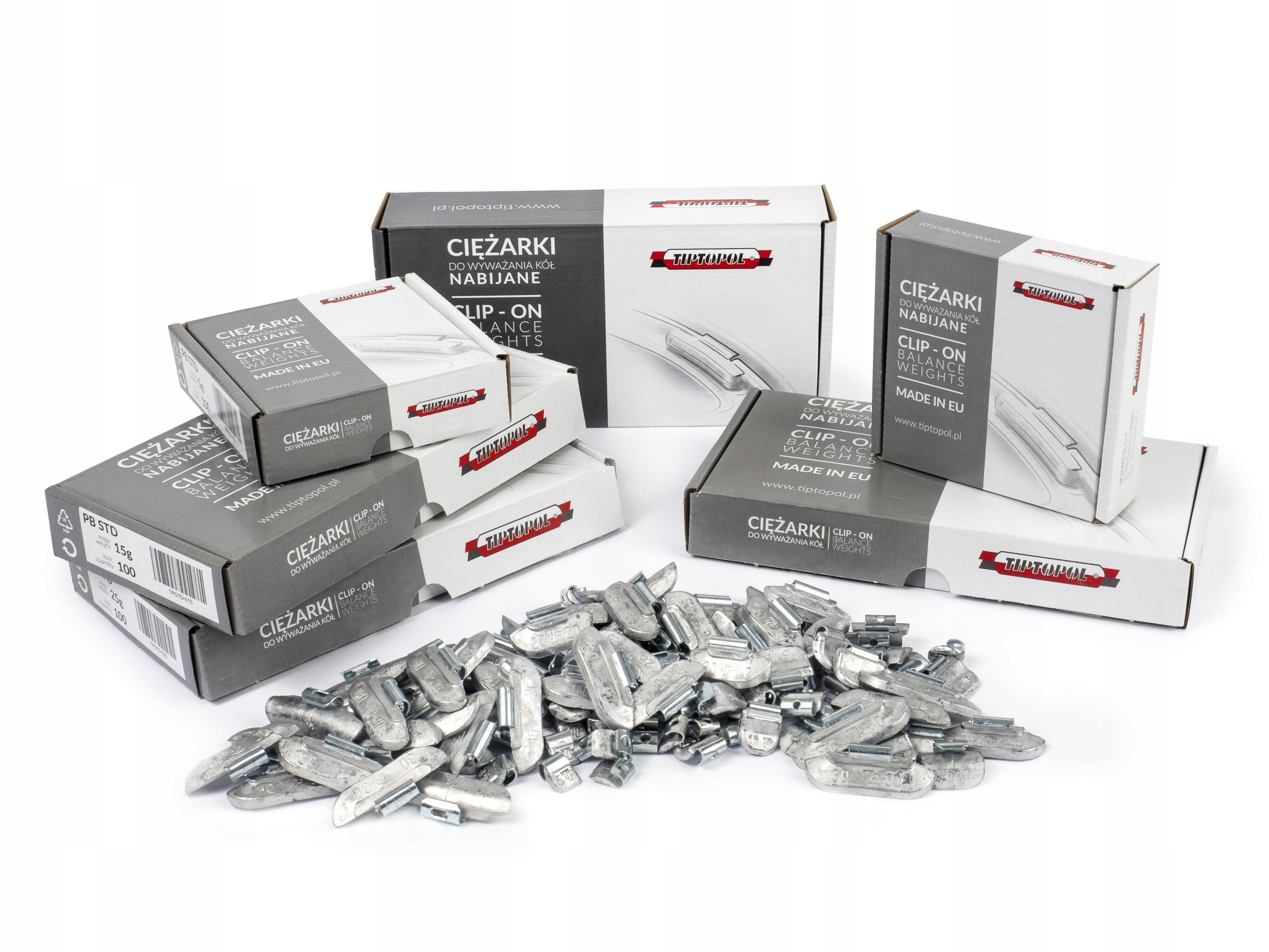 Zestaw cięzarków nabijanych Tip-Topol TPSTD5-30