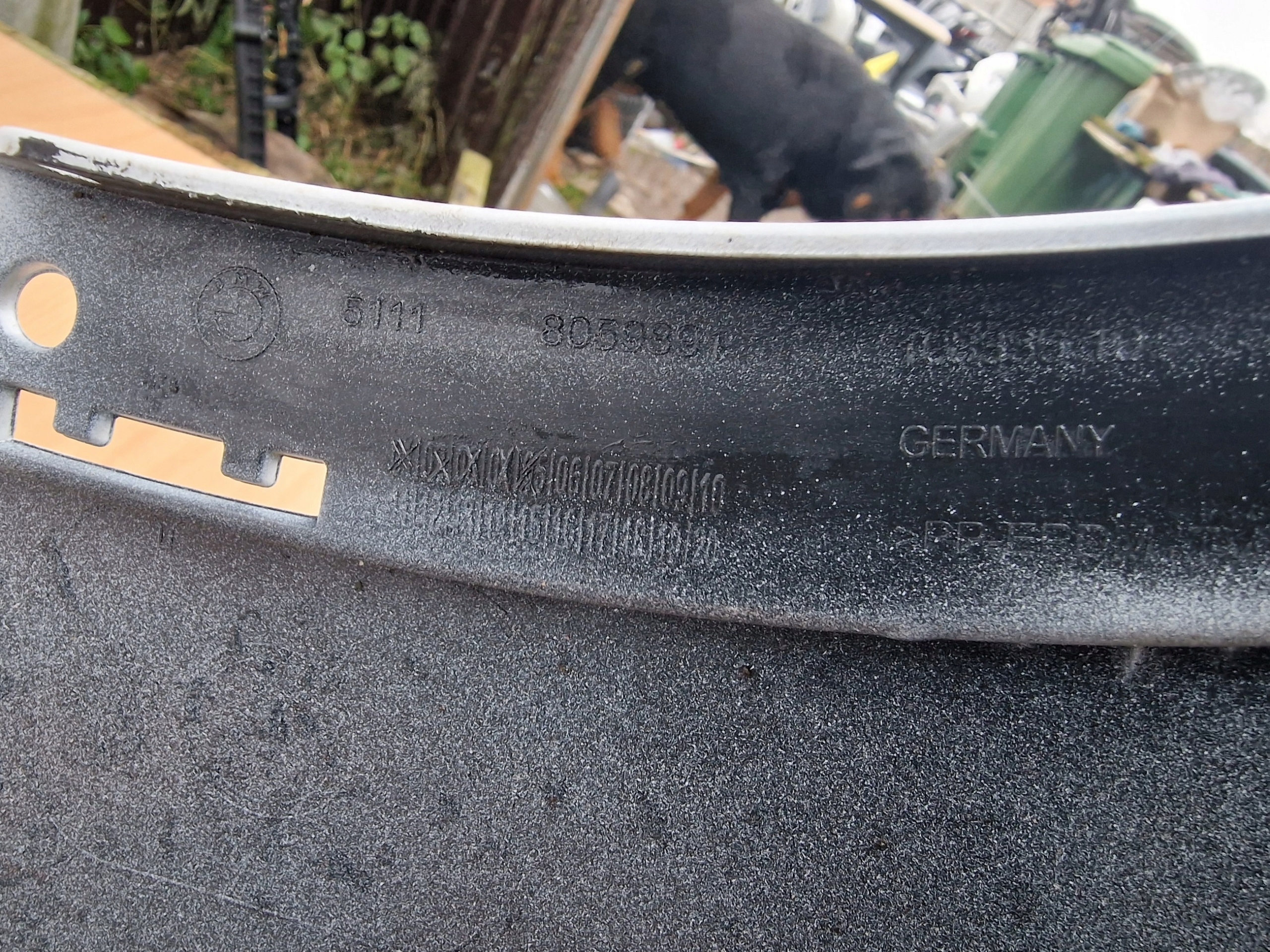 BMW X1 F48 m-packet bumper front BIALY ZB93