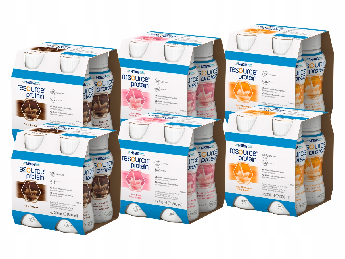 RESOURCE Protein ZESTAW 24 x 200 ml MIX SMAKÓW