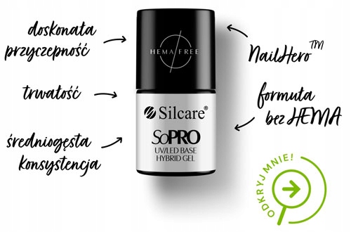 

Silcare Baza Pod Lakier Hybrydowy Hema Free 7g