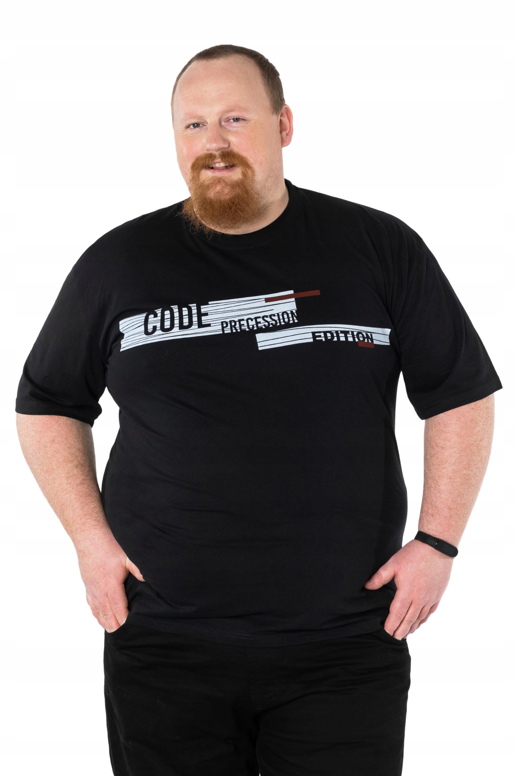 

Duży Podkoszulek Koszulka T-shirt Męski 2861-3 3XL