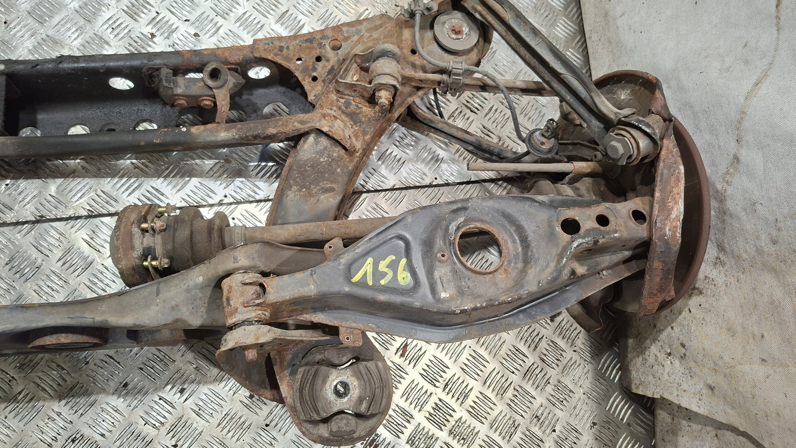 subframe axle beam rear part MERCEDES W210 220D