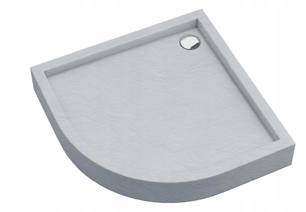 Akrylátová sprchová vanička s nosičem Stabilsound Favory Plus 90x90 cm R55 bílá