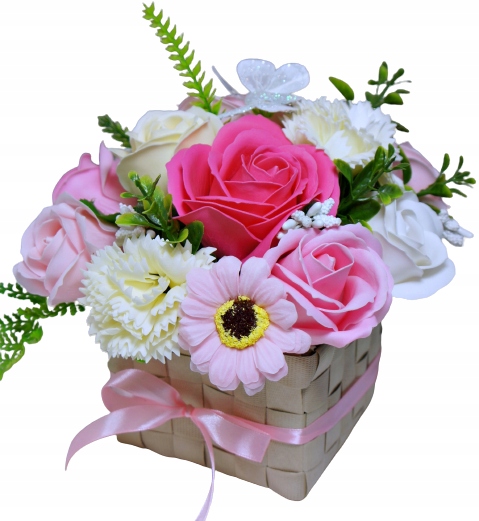 

Kwiaty Róże Mydlane Flower Box Bukiet Mydlany