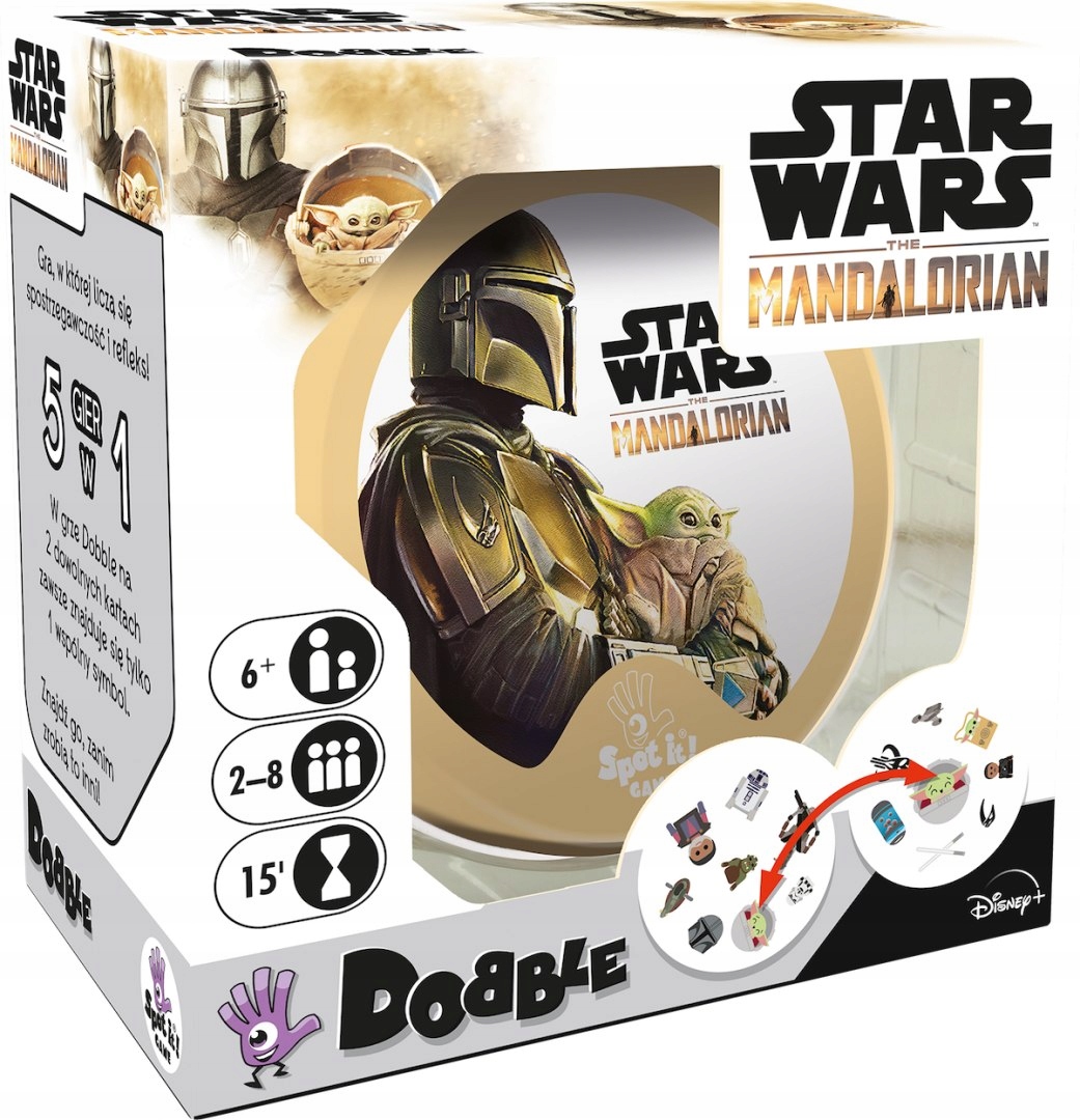 Dobble Star Wars: Mandalorian gra rodzinna