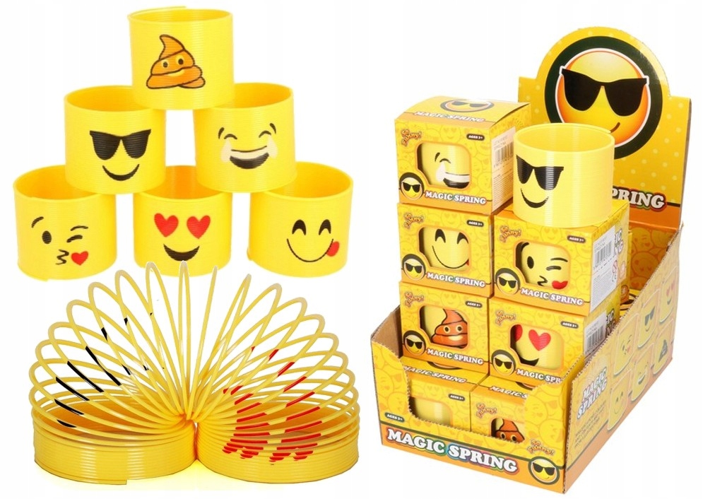 

Zabawka Sprężyna Sprężynka Magiczna Emotki Lol Pop