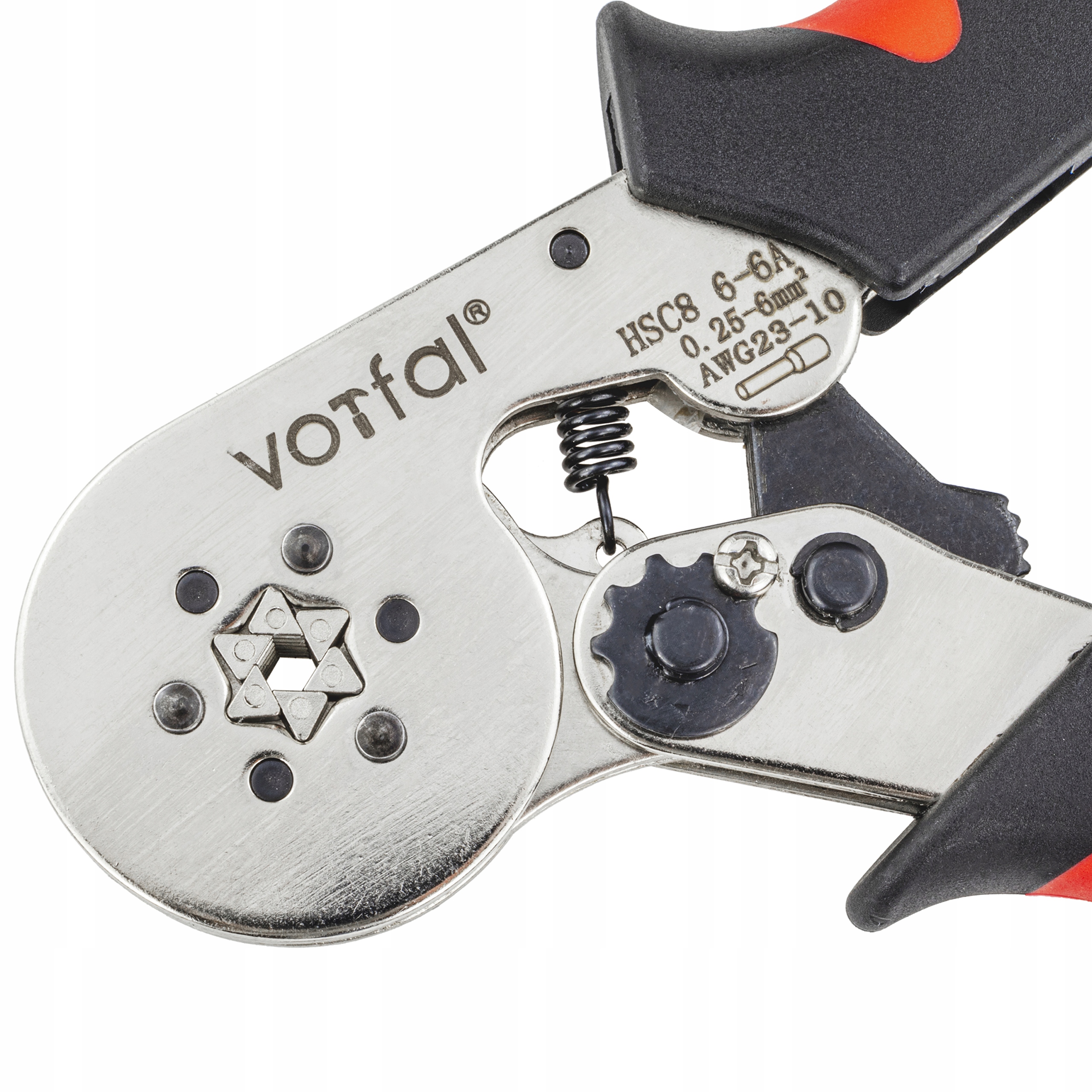 ZACISKARKA PRASKA TULEJEK DO KABLI SZEŚCIOKĄTNA 6 KĄT Marka Vorfal